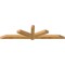 Ekena Millwork Kennewick Rough Sawn Timber Gable Bracket, Western Red Cedar, 84"W x 21"H x 4"D x 4"F, 6/12 Pitch GBW084X21X0404KEN00RWR - alternate 5